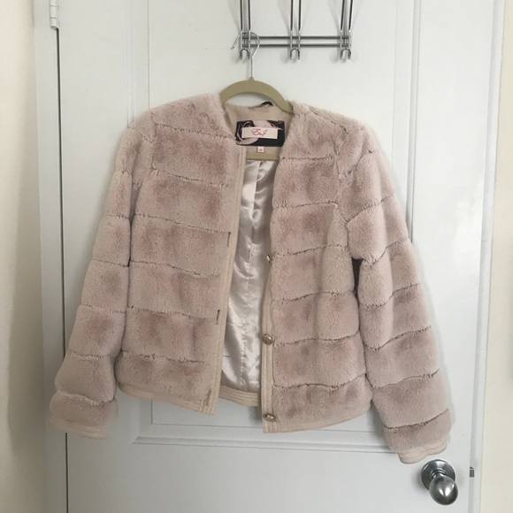 Eliza J Jackets & Blazers - Eliza J Faux Fur Cropped Coat